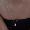 TATIANA (925 Silver) Lit Pebble Long Necklace NZ2463