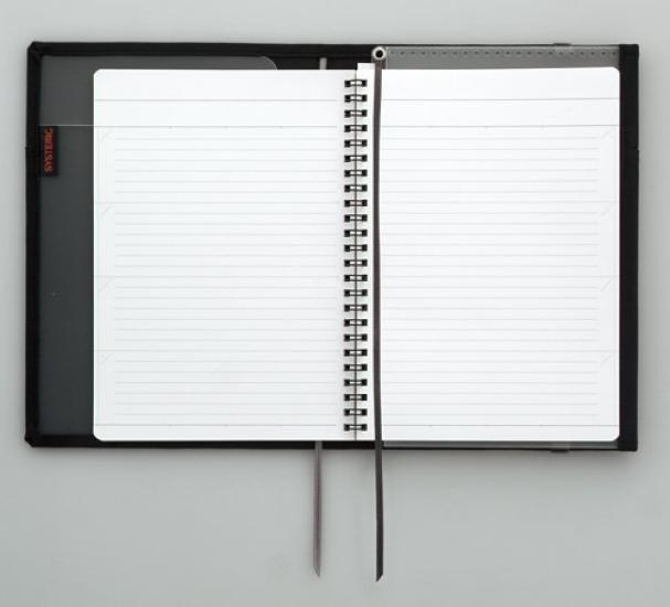 KOKUYO Notebook Systemic Ring Notebook 50 Cover, Compatible, Black, A5, B-ruled, sheets, No. 685B-D