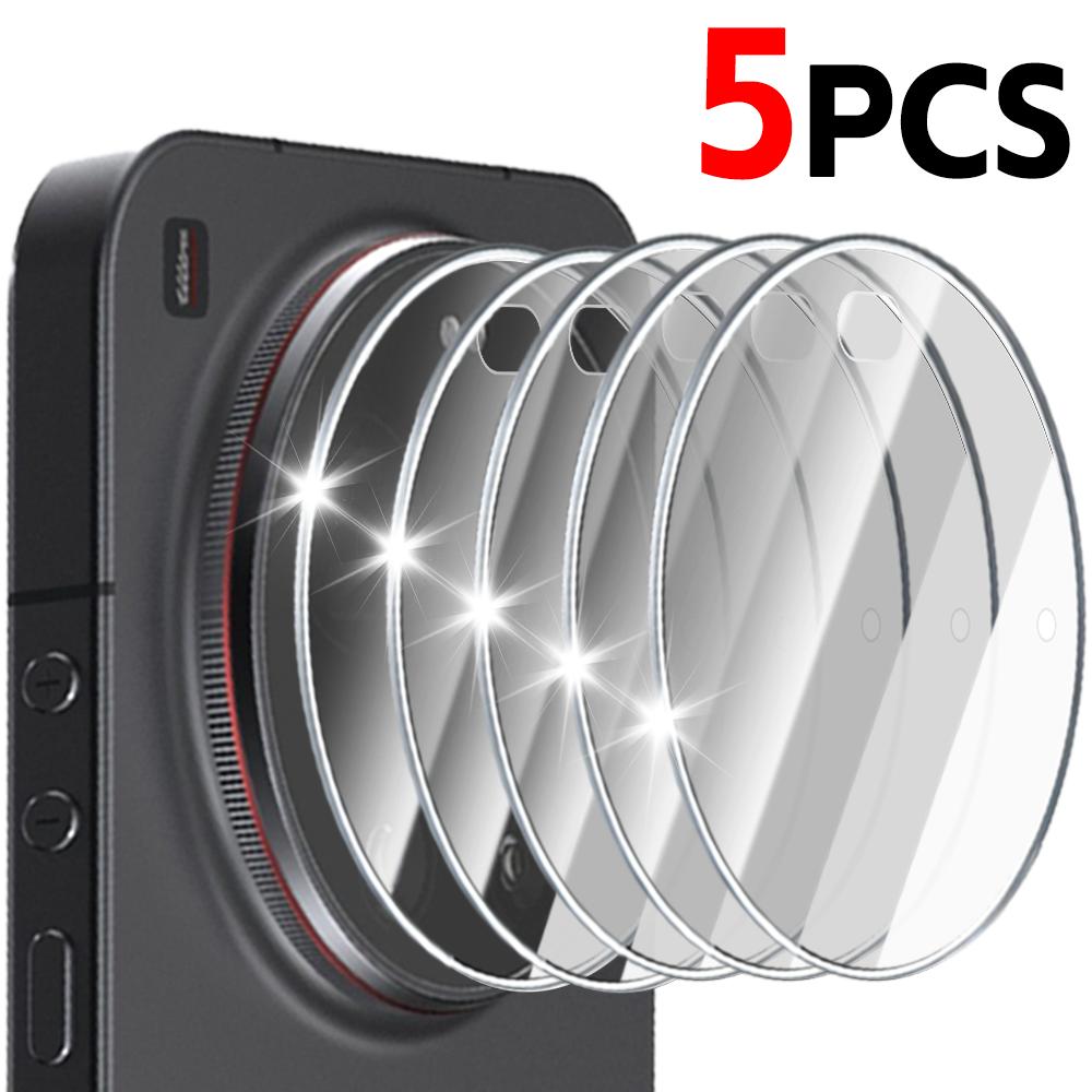 5-1Pcs HD Tempered Glass Camera Protector for Xiaomi 17 Ultra 3D Curved Back Cover Lens Glass Camera Lens Films for Mi 17Ultra