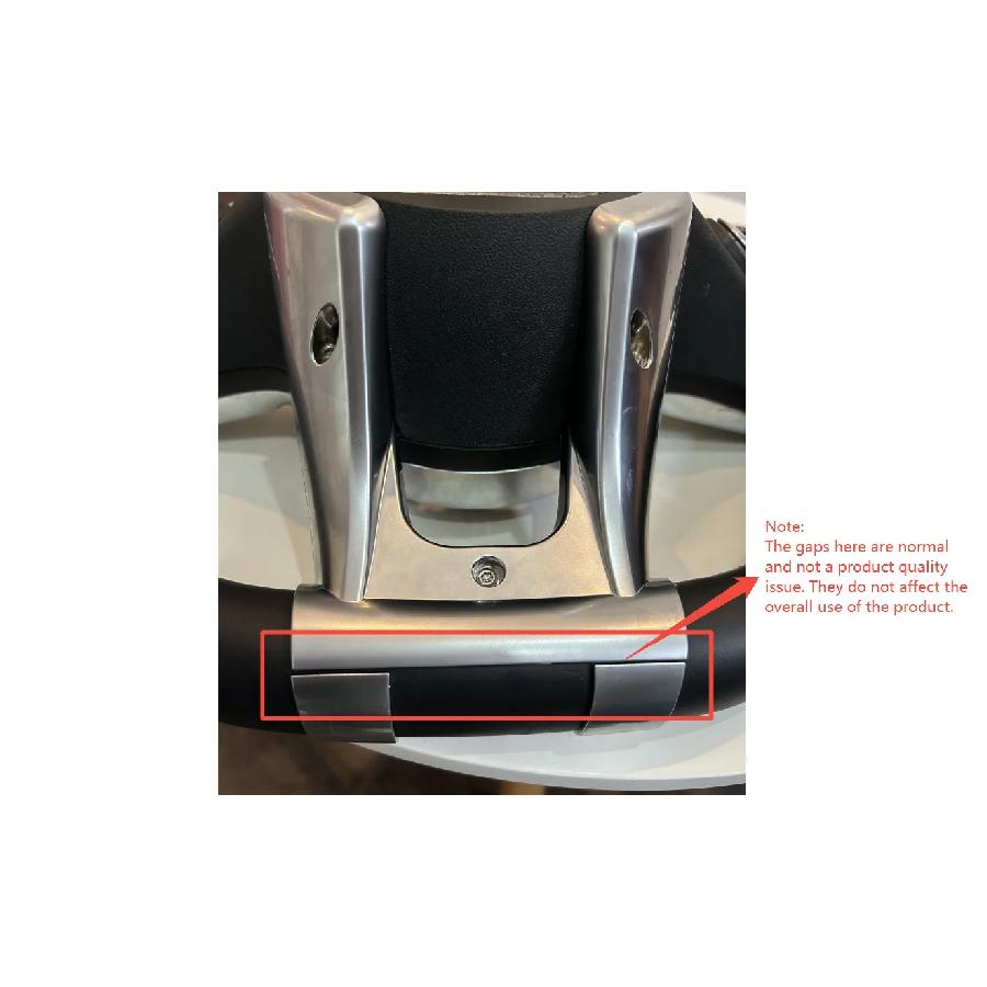 For Mercedes-Benz AMG Steering Wheel Lower Trim Cover (2019-2023) - ABS Plastic, Easy Installation, Multi-Models Fit W177/W247