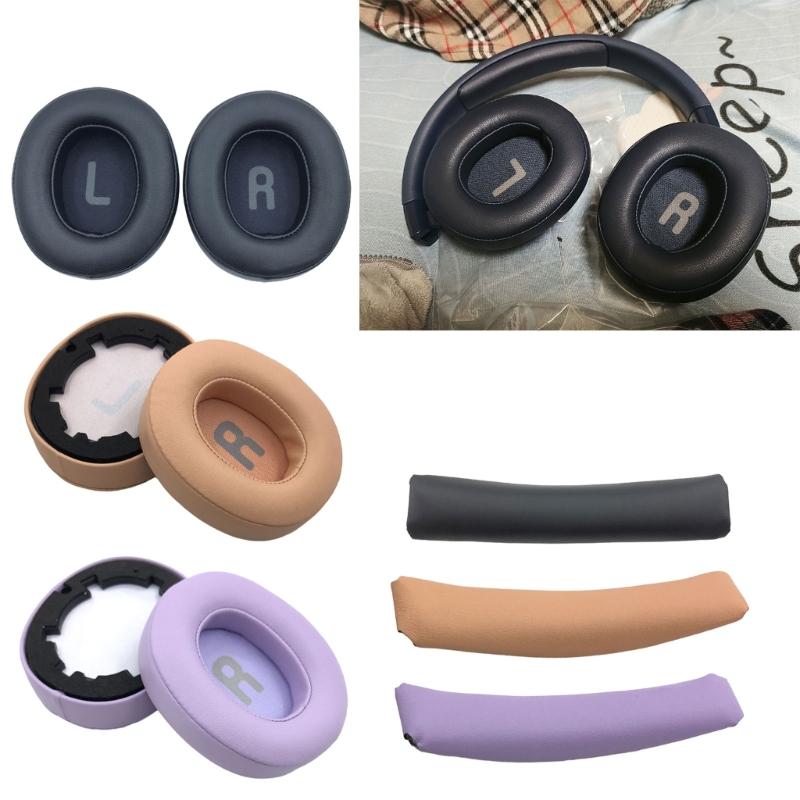Headsets Cushions Earpads Cup Headband Cover for Tune T700BT T710BT T720BT T760NC T770NC Over-Ear Headsets Headphone