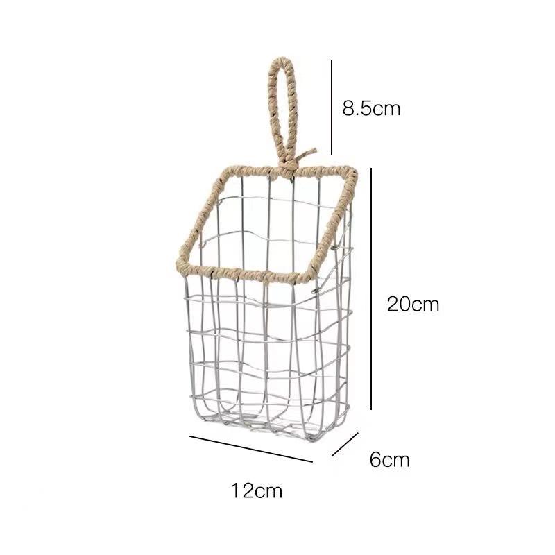 Minimalist Nordic Iron Wall-Mounted Bookshelf & Magazine Rack
