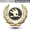 CGS1 Car Window Side Sticker for Skoda Logo Fabia 2 Octavia 2 A7 Tour RS Rapid Kodiaq Superb Felicia Fender Trunk Emblem Accessories