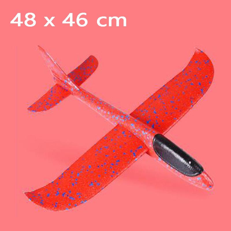 48Cm Children Big Foam Aircraft Toy Epp Hand Throw Flight Glider Toy Diy Aircraft Model Resistant Breakout Party Gamegift Toys