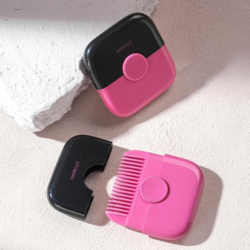 2 In 1 Dopamine Hair Cutting Trimmer Barber Comb Bangs Hair Cutter Remover Home Mini Makeup Tools For Beauty Hair Cut Accessorie