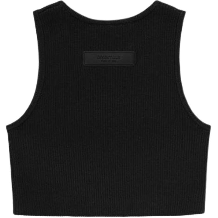 Fear of God Essentials Sport Tank Black Women Tops 192SU245340FW