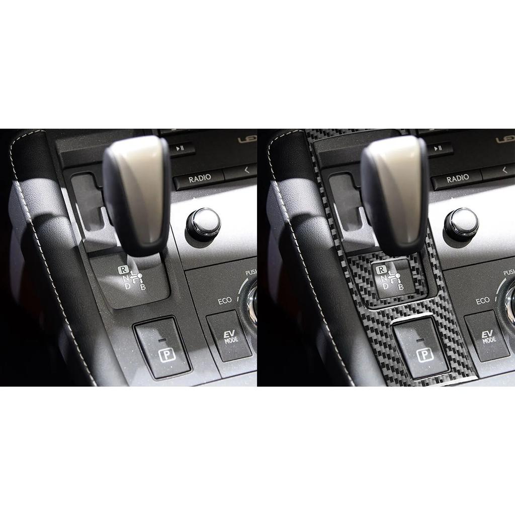 For Lexus CT 200h 2011 2012 2013 2014 2015 2016 2017 Accessories Carbon Fiber Interior Shift Panel Trim Sticker