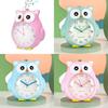 Cartoon Alarm Owl Clock With Talking Night Light Silent Decoration Function
