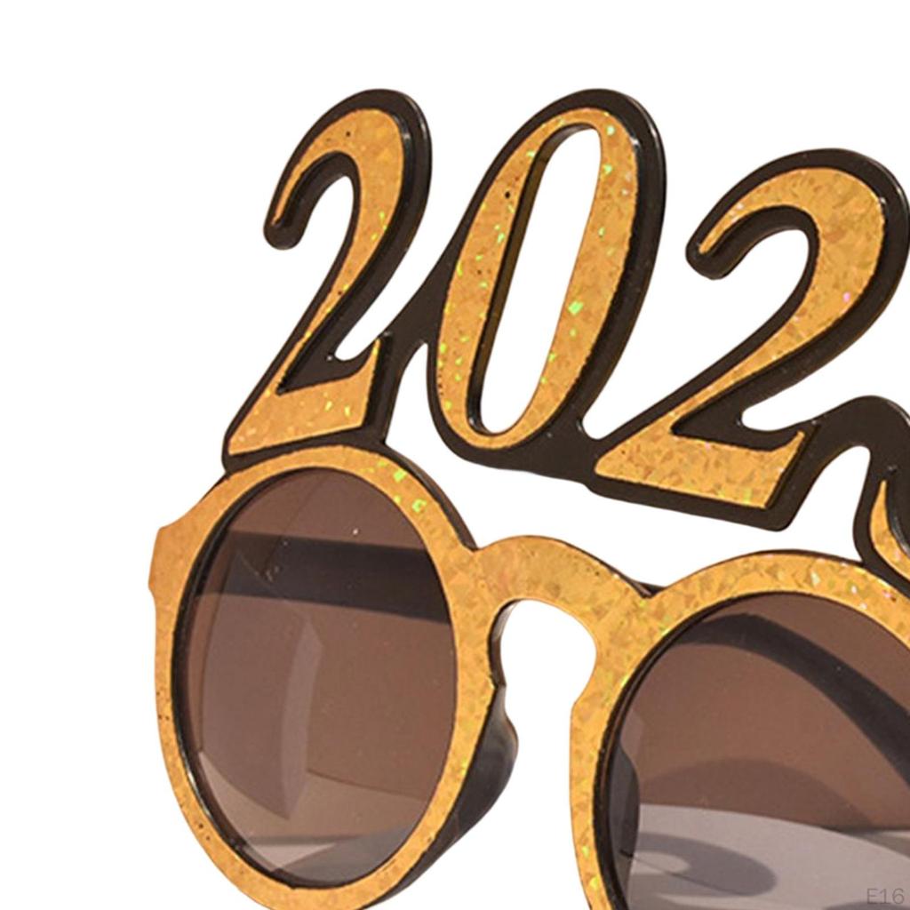 Funny Glasses,Eve Party Supplies Decorations Photo Prop,New Years Glasses for Celebration