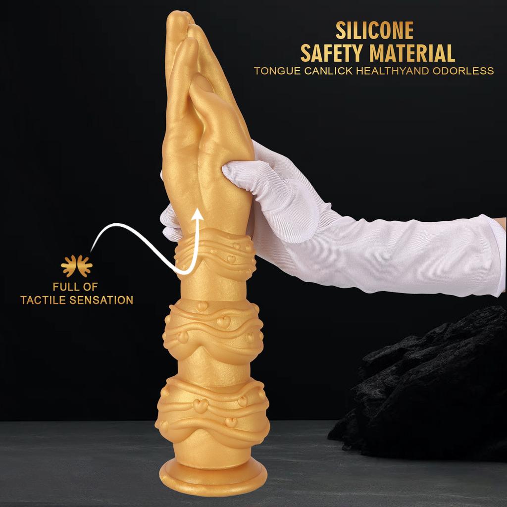Silicone Oversized Prosthetic Hand Anal Plug Arm Fist Masturbation Anal Plug Male And Female