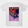 T-Shirt Damen Dark Vengeance Harajuku Print Kawaii T-Shirt Sommer Kurzarm Damen T-Shirt Top Tee