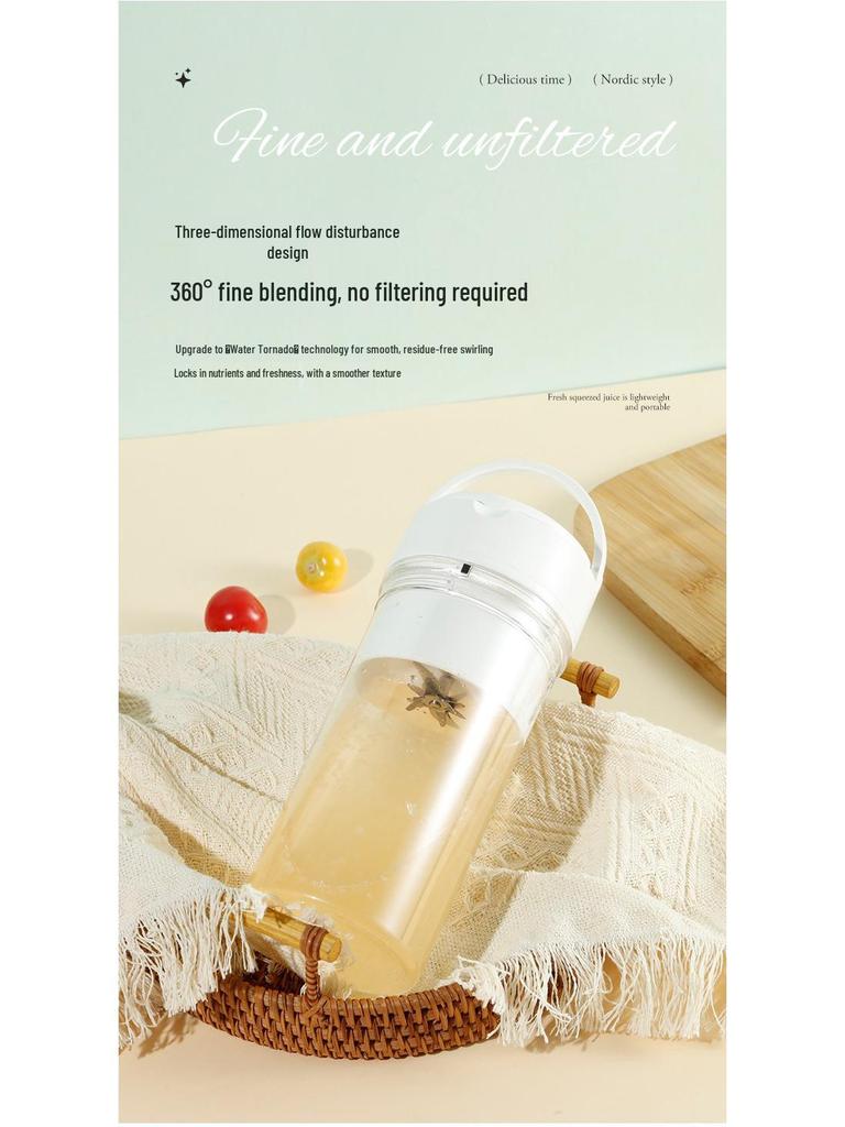 Portable Rechargeable Electric Juicer & Ice Crusher Cup