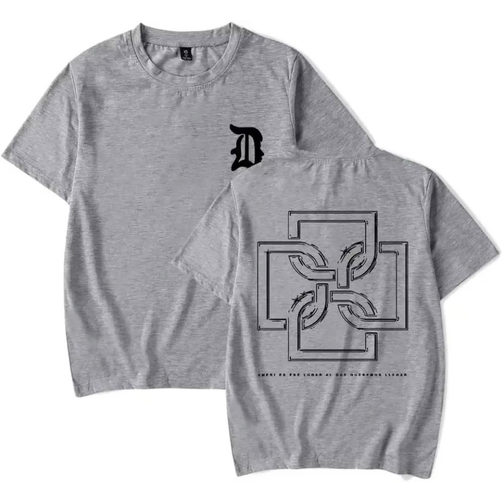 

Летняя мужская футболка 2025 года, с коротким рукавом, повседневная, с принтом, мужская, однотонная, с коротким рукавом, высококачественная, мужская, повседневная, спортивный топ XXXXXL серый