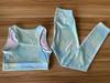 Girls' Quick-Dry Sports Yoga Suit: High Elastic, Skin-Friendly, Breathable, Perfect for Running and Fitness Training.
