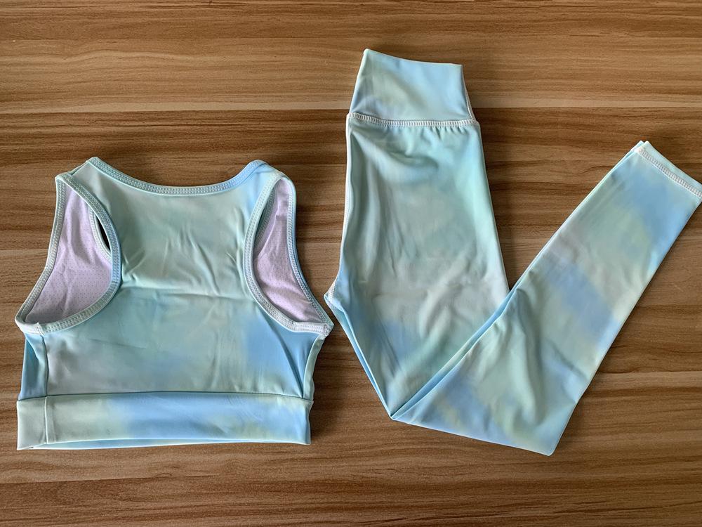 Girls' Quick-Dry Sports Yoga Suit: High Elastic, Skin-Friendly, Breathable, Perfect for Running and Fitness Training.