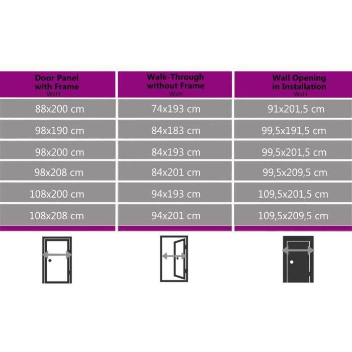 VidaXL Porte d'entrée Aluminium et PVC Blanc 100x210 cm
