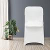 White Stretch Chair Cover Universal Washable Slipcover for Folding Kitchen Dining Chairs Wedding Party Banquet Event Decor
