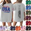 Women's Casual Fashion Round Neck Casual Print Short Sleeve T-Shirt Top