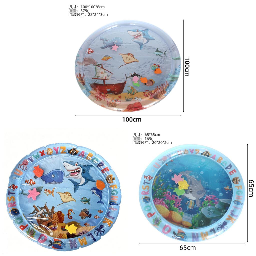 Inflatable Baby Water Play Mat With Refillable Pvc For Crawling Development And Baby Gift