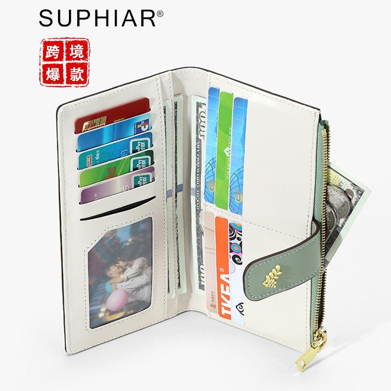 New Wallet, Long Style, Wind Wallet, Women's High-end Sense, Light and Small Zipper, Women's Wallet.
