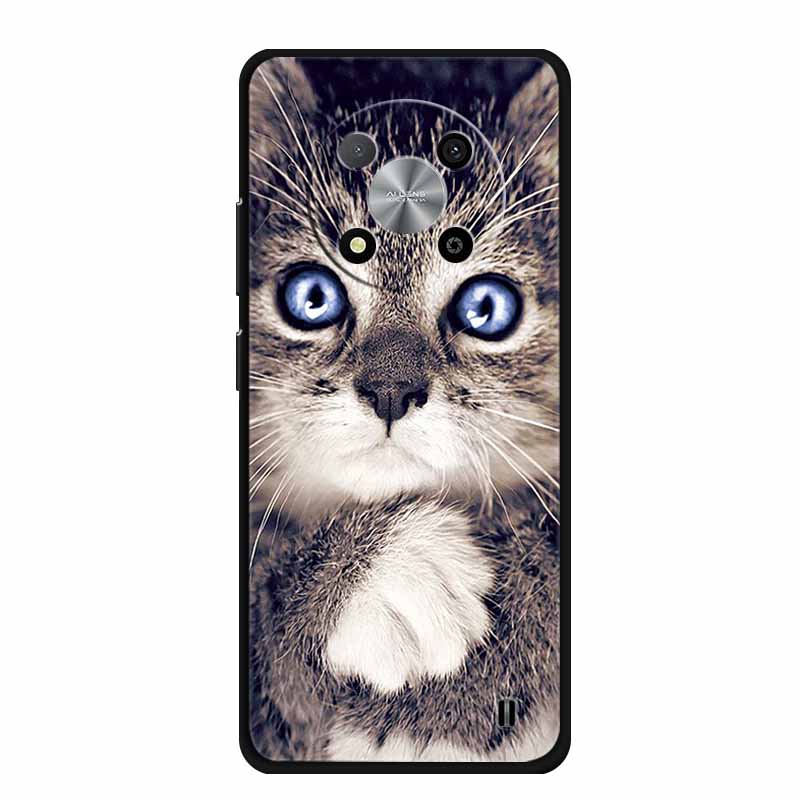 Capa Para ZTE Blade A73 5G Animais Silicone Macio TPU Capa de Telefone Para ZTE Blade A73 5G 7160N Capas Lobo Fruta Estampada Fofa Coque