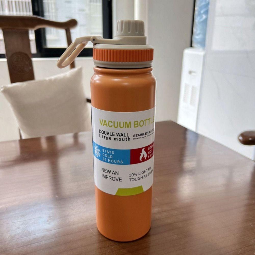 600/800ml Insulated Cup Stainless Steel Vacuum Flask Gift Sports Water Bottle  Cold/Hot Drink