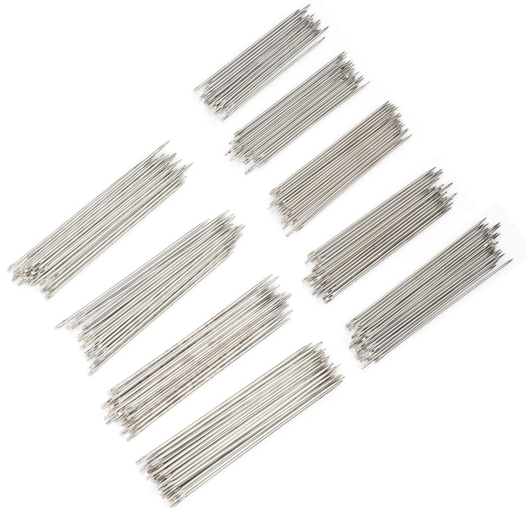 216Pcs Nähnadeln Edelstahl Stickerei HandStitching Quilt Reparatur Haushalt DIY(S# Klein