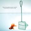 Portable Green Square Aquarium Fishbowl Fishing Landing Net Floating Objects Clean Tools 6 inch