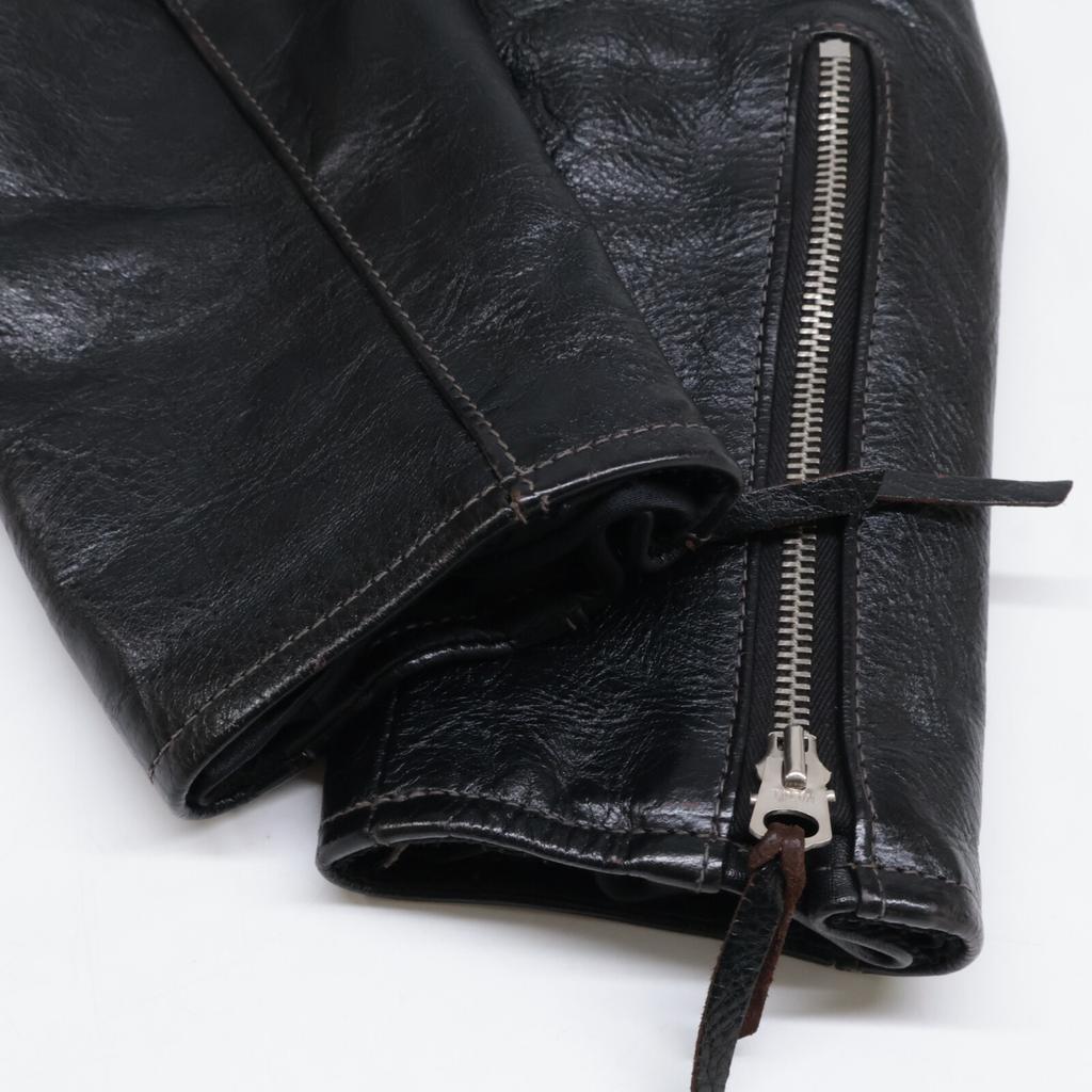 THE REAL MCCOY'S Excellent condition BUCO J-100 brown horsehide stand-collar rider's jacket Jacket 36 blackUsed
