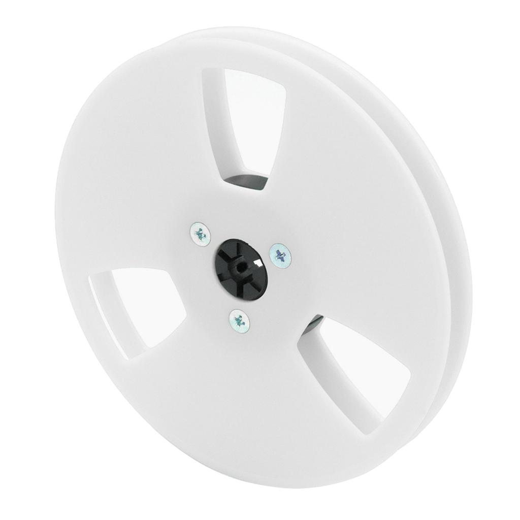 Strong ABS Plastic Replacement Empty Tape Reel 5 Inch with 12 Holes Long Service Compatible for Open Reel Recorders