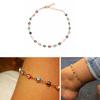 Demons Eye Ankle Bracelet with Adjustable Length Fashion Jewelry Ankle Ornament Alloy Texture Suitable for Any Occasion