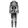Iootiany Halloween Skeleton Skull Mechanical Gear 3d Printing Sexy Bodysuit Women Cosplay New Party Punk Steampunk Bodysuit 2025