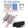 GTRIC Through-Beam Matrix Array Fiber Optic Sensor Set With Digital Display Amplifier 12-24V DC PNP Fast Response Optical Switch