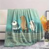 We Bare Bears2 Flannel Blanket, High Quality Comfortable for All Seasons, Home Decor, Warmth and Comfort