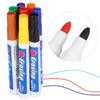 2 Sets 8 Colors Dry Erasable Whiteboard Pen Colorful Fiber Nib Markers Sets for School