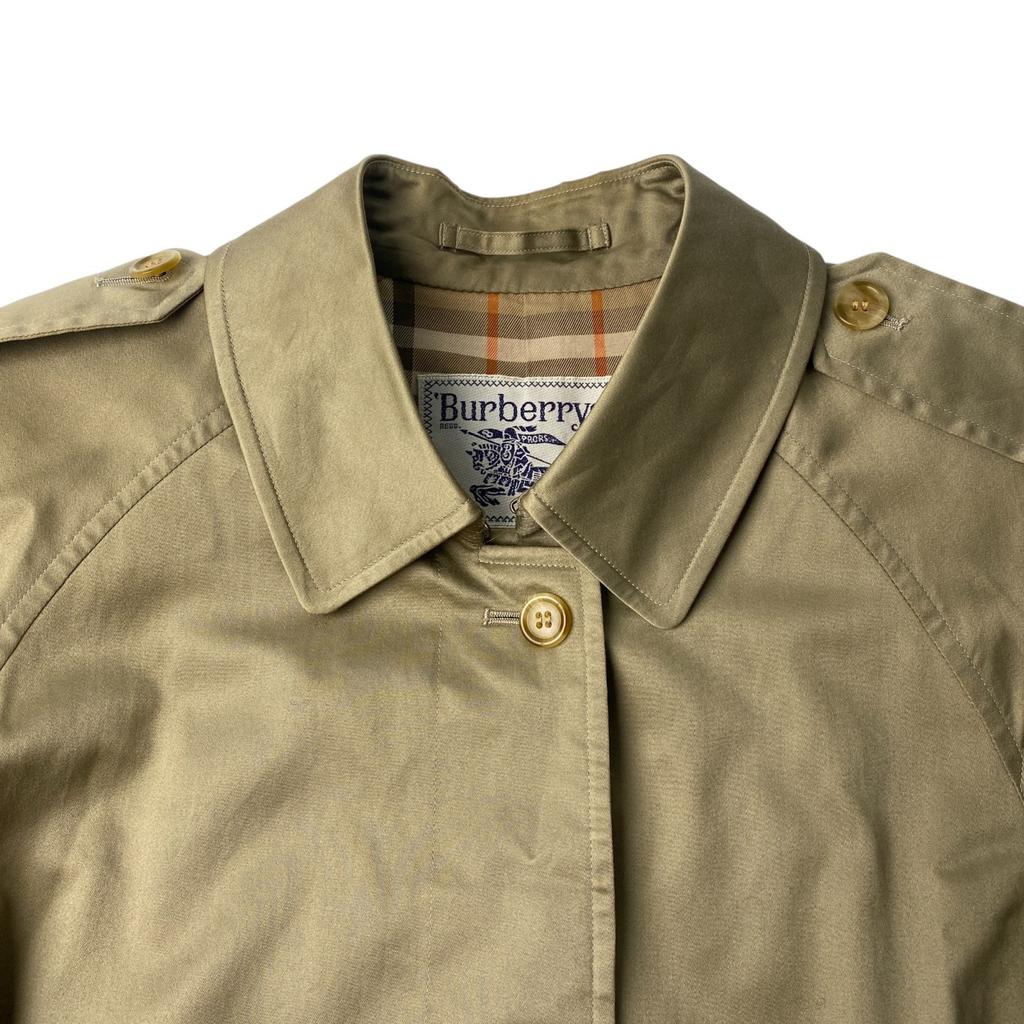 Gabardina Burberry usada algodón/poliéster hombre