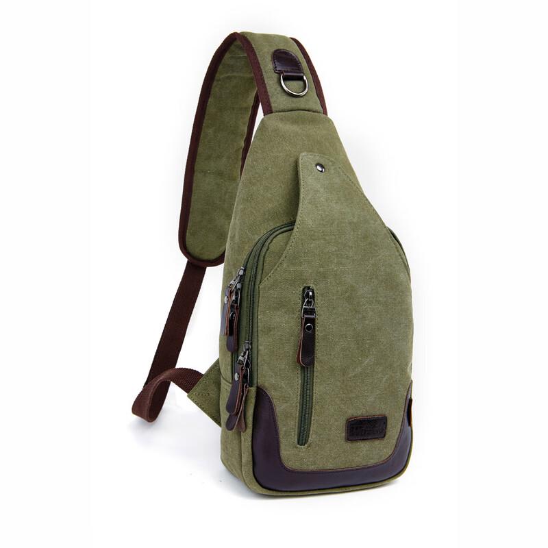 

Men s Outdoor Multi-functional Canvas Crossbody Chest Bag
