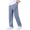 Tencel Draped Jeans Men's Summer Thin Trendy Elastic Straight Loose Wide-Leg Casual Pants