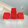 T-Shaped Mechanical Keyboard Led Keyboard Stress Relief Button Keycap Keychain Backapck Decoration Gift