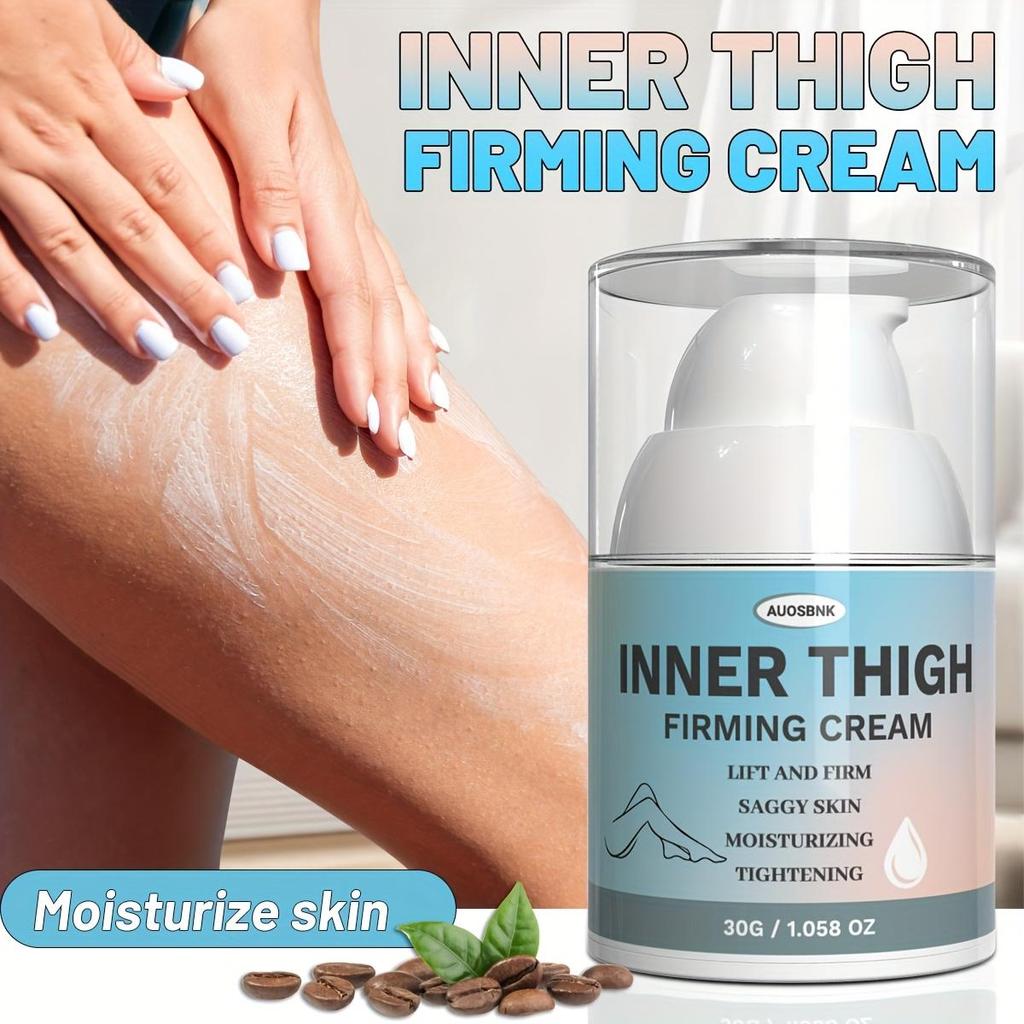Thigh Firming Cream For Women, Inner Thigh& Skin Tightening Cream With Caffeine, Moisturizing And Nourishing, Smooth And Firm Thighs On Legs-30G