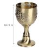 Flower Embossed Vintage Wine Cup Metal Chalice Cup Goblets & Chalices Communion Cups  Church Use