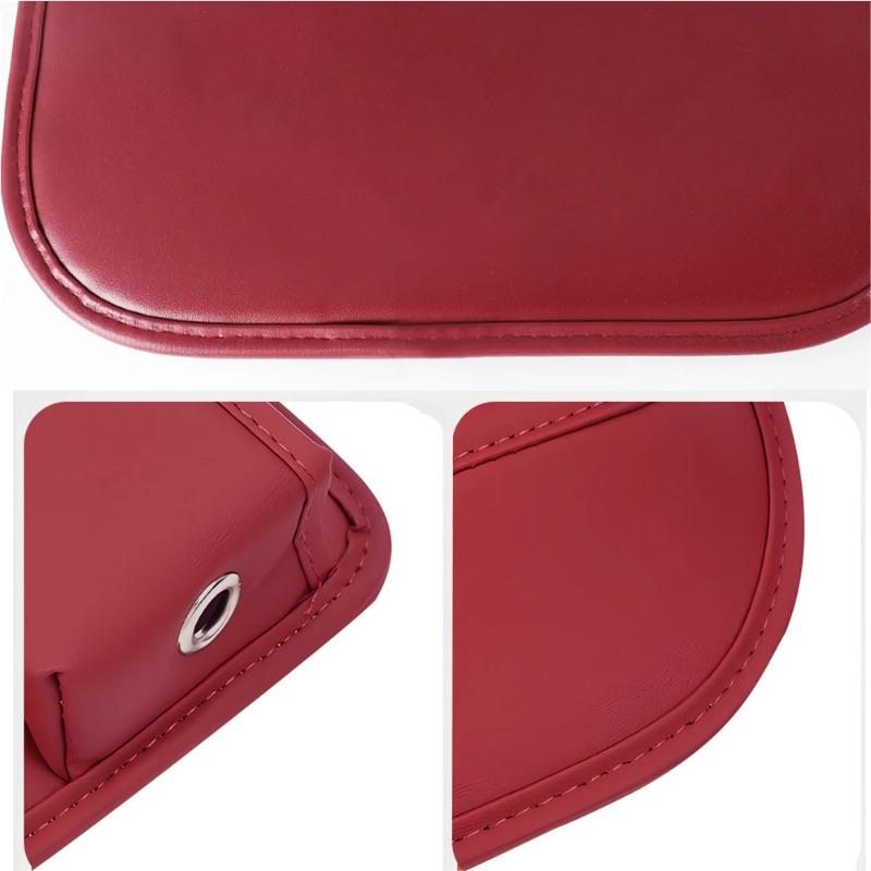 PU Leather Auto Console Side Seat Plug Filler Organizer Box Car Seat Gap Bag Multifunction Seat Organizer For BMW Performance M