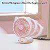 Handheld Fan Mini, Portable USB Rechargeable Fan with 4 Speeds