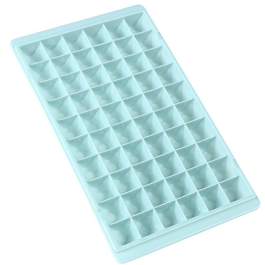 60 Grids Food Grade Silicone Ice Tray Small Ice Cube Tray Frozen Cubes Tray Square Shape Ice Maker Mold Ice Cube Tray
