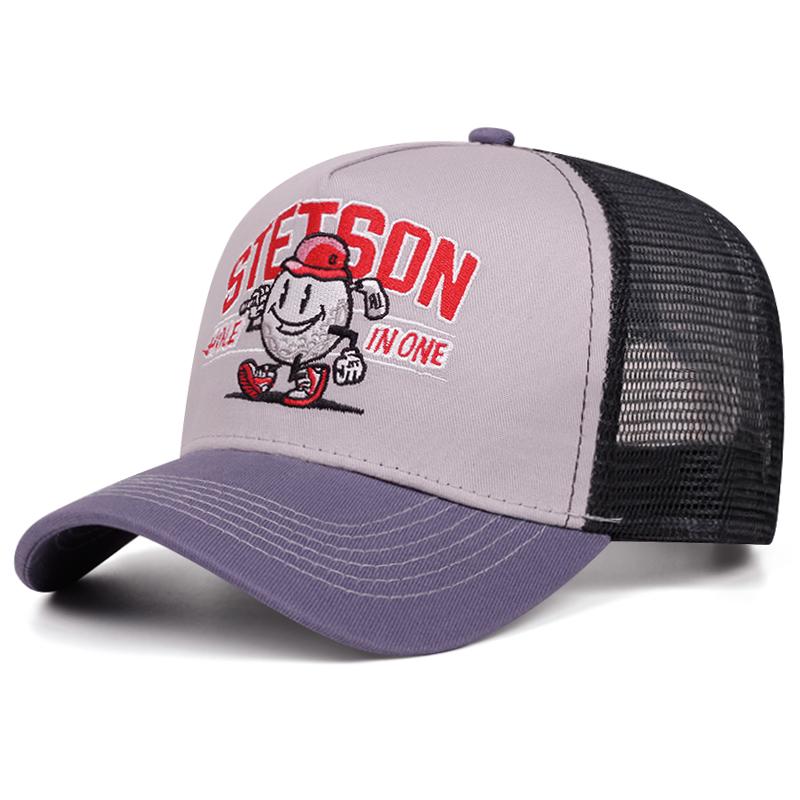 Creative New Mesh Hat Stetson Snowman Truck Hat Outdoor Cycling Sunshade Skateboard Hat Daily Commuting Baseball Hat Unisex