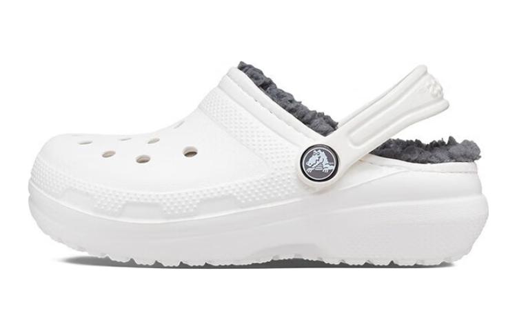 Kids  Crocs Thermal Kids Clogs White Gray 207009-10M 24