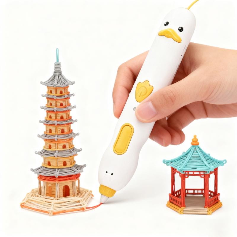 1 Set Diy Drawing Pens Pcl Low-Temperature 3D Printing Pen With 236Inch Filament Usb Charging Christmas Gift For Beginners