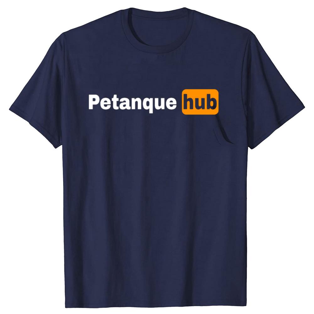 Lustige Boule Petanque Hub Klassische Grafik T-Shirts Herren Damenmode Lässiges T-Shirt 100% Baumwolle Lockeres Oversize T-Shirt