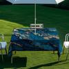 Outdoor Rectangular Table Cover With Starry Sky Sand Flow Waterproof Elastic Edge Patio Garden Dining