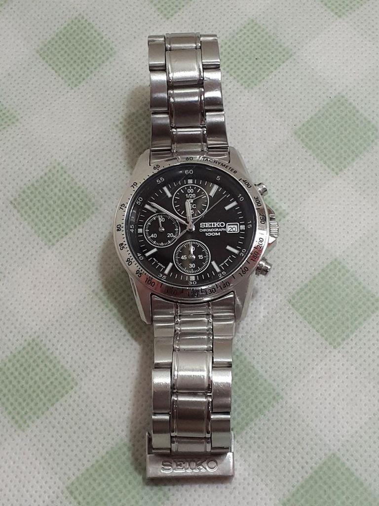 [USED] SEIKO Chronograph Watch Stainless Steel